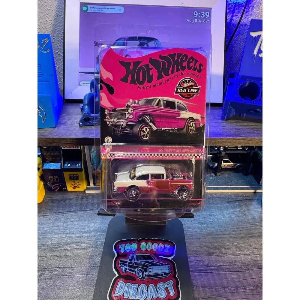 Hot Wheels RLC 55 Chevy Bel Air Gasser Pink
